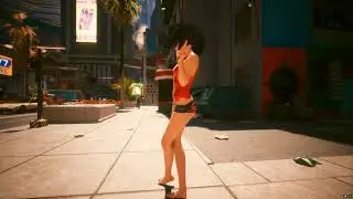 Cyberpunk 2077 One Stop Kitsch Shop  Tiger body, 8ub8ear face cyber ware.