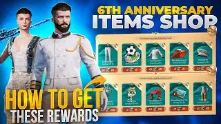 6th Anniversary Event Shop | Get White Commander Set | Get Old Rare Items |PUBGM