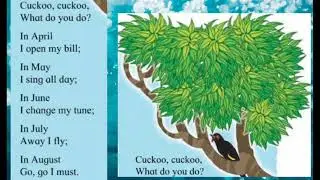 5th class poem CUCKOO 2,English Song CUCKOO.English poem Urdu Marathi&Hindi Med @AREDUCATION