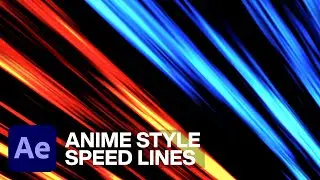 Anime Style Speed Lines  | After Effects Tutorial