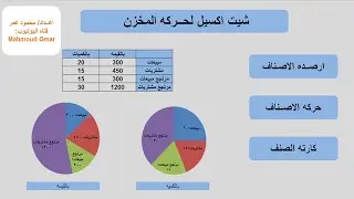 شيت اكسيل للمخازن | امين مخزن | محاسب مخزن