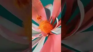 Flower in Blender 3D 