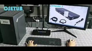 KVM Switch Dual Monitor - Logitech Mouse & Keyboard Test