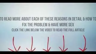7 Reasons Your Boyfriend Doesn't Want Sex