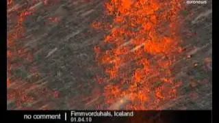 Volcanic eruption in Iceland