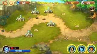 Castle Defense 1-3 Walkthrough, Normal, 3 Stars!