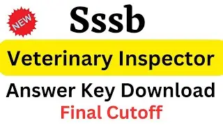 Punjab Veterinary Inspector Exam Answer Key & Final Cutoff 2023