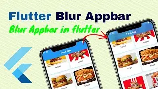 Blur Appbar in Flutter -Flutter tutorial