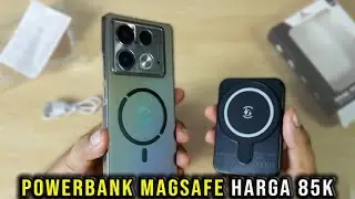 Powerbank Magsafe  Lentiven Puning Yi Bao Harga 85 Ribu ! Wireless Magnet Bisa Infinix Note & Iphone