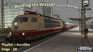 Ausflug ins Wasser, typisch Montag