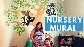 DIY Nursery Mural ideas | Forest Animals