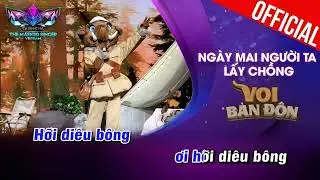 KARAOKE | Ngày Mai Người Ta Lấy Chồng  | Hạ 1 tone |  The Masked Singer Vietnam