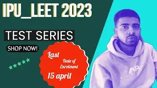IPU LEET 2023 TEST SERIES| IPU LEET MECHANICS /MATHS/REASONING/COMPUTER /QUESTION/TEST/TEST SERIES