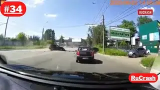 ДТП подборка с видеорегистратора, ВОДЯТЛЫ, ЛИХАЧИ #34