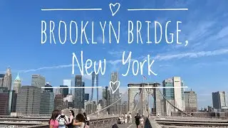 Walking Brooklyn Bridge, New York
