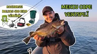 Mencu cope Ventspilī un konkurss! Vairāk kā 20 zivis laivā ieskaitot nezināmu mošķi!