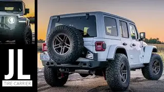 Tire Carrier Upgrade for the Jeep Wrangler JL (Expedition One)