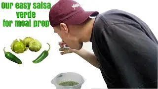 EASY Salsa verde recipe !! **MEAL PREP FRIENDLY**