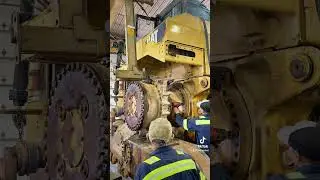 Final Drive removal on a CAT D11T Dozer. 