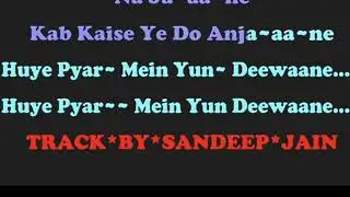 zindagi ke Safar mein Na jaane karaoke with female voice damaad Rafi asha
