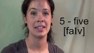How to Pronounce the Numbers 1 - 10:  American English