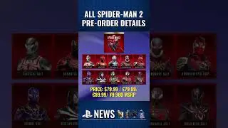 🤙🕸 All Spider-Man 2 🕷 Pre-Order Details - PS News