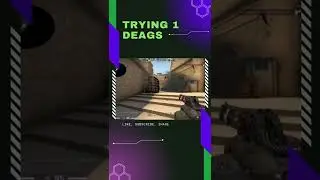 Trying one deags in CSGO