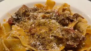 Short Rib Ragu with Pappardelle Pasta! 🇮🇹🍝