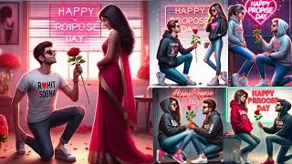 viral 3D couples⚘️ propose 🌹Day 2024 ai photo editing Kaise kare new photo editing tending photo
