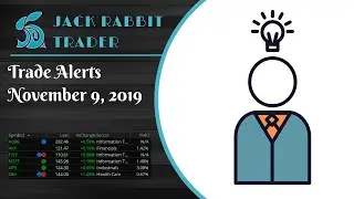 Trade Alerts: November 9, 2019 | Jack Rabbit Trader