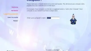 Windows Whistler Build 2410 OOBE