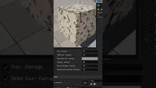 Procedural damage tool in Unreal Engine 5! #houdini #unrealengine #ue5 #procedural