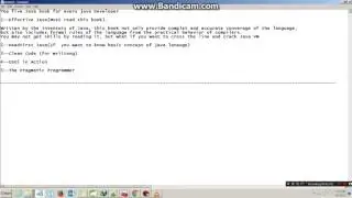 Top five Java book