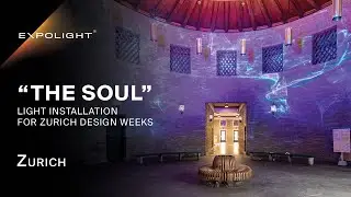 “The Soul” light Installation for Zurich Design Weeks | Bahnhof Zürich Enge | Expolight