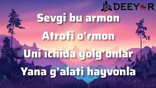Sevgi bu armon  | Green71 & UzBoom | KARAOKE 🎤 