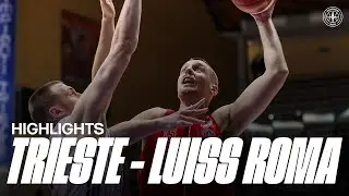 Pallacanestro Trieste 85 - 88 Luiss Roma | Fase A Orologio Serie A2 LNP | Telequattro #highlights