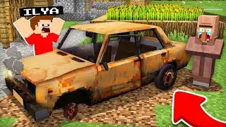 Nima uchun jitel uyini eski mashinaga almashdi #Ilya. Minecraft