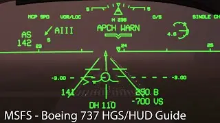 MSFS - Boeing 737 HGS/HUD Guide