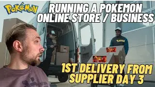 My 1st Delivery From My Pokémon Supplier! Running a Pokémon Online Store / Business Day 3