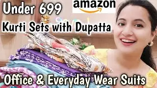 *Under 699* Amazon Suits and Kurta Sets Haul | Amazon Kurti Sets Haul | Cotton Suits, Rayon Suits|