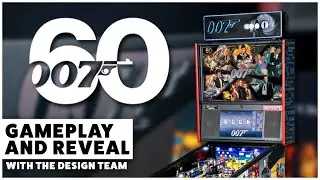 Bond 60th Anniversary Pinball machine with the design team!