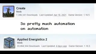 Minecraft Create + Applied Energistics 2