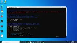 WSL2 (windows subsystem for linux) setup python3 virtualenv using virtualenvwrapper