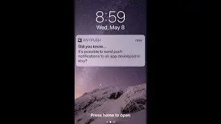 Push Notifications from a Kivy App - Proof of Concept