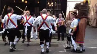 Pebworth Morris Men at The Cardinal's Hat reopening