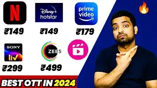 Top 5 Best OTT Platforms In India - 2024 ⚡️ Netflix Vs Prime Vs Hotstar, Jio Cinema, Liv - New Plans