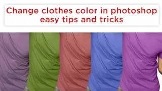how to change t-shirt color in photoshop  | change color in photoshop ( including black and white )