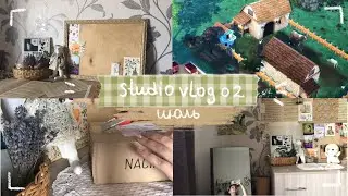 Студио влог 02/ уборка рабочего места, распаковка посылок, играю в симс