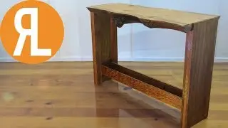 Live Edge Hall Table | Woodworking
