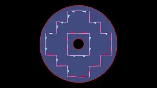 Hand-Drawn k-Chain to Ring Animation